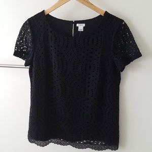 *FINAL SALE* J. CREW Lace Tee